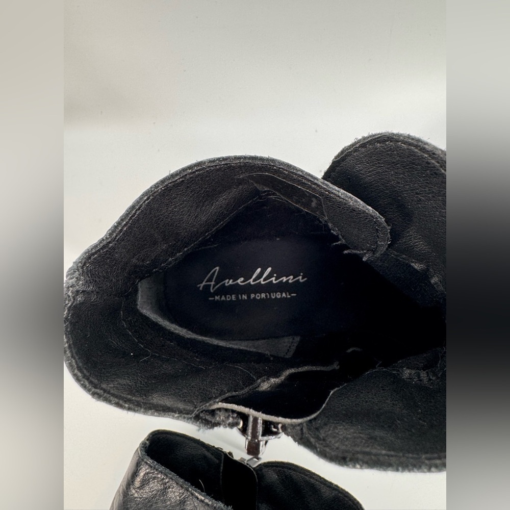 Avellini Portugal Black Genuine Leather moto boot 7,5 - Picture 2 of 4